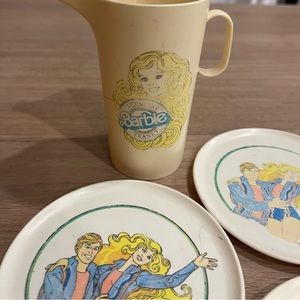 Vintage Barbie Tea Set and Character Tea Set